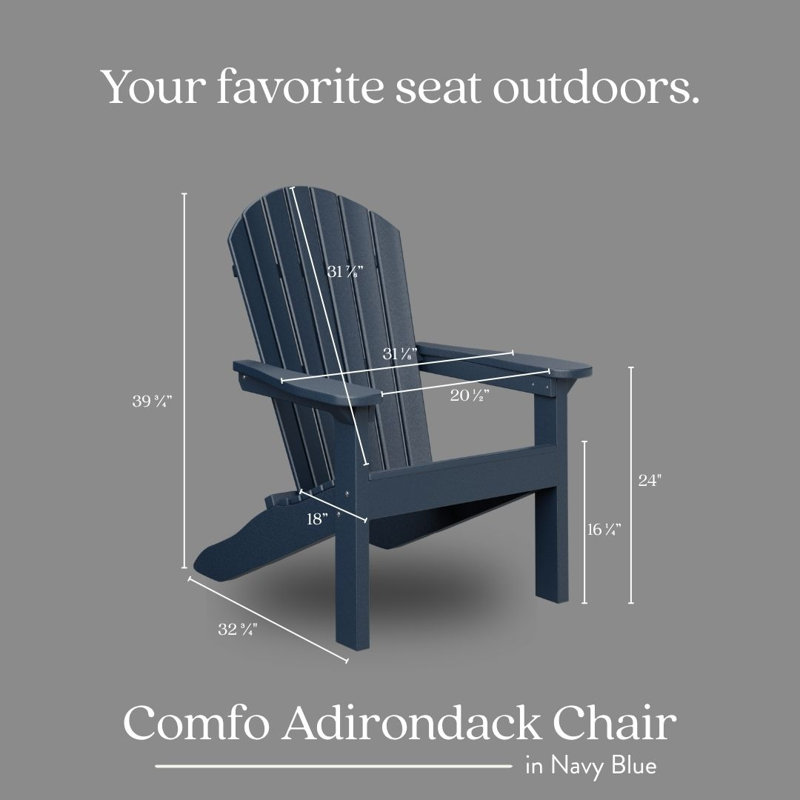 Fauteuil Adirondack berlinois Berlin, Gris clair