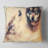 Howling Wolf - Animal Printed Pillow-30967629-30967633