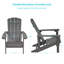 Chaise Adirondack pour l'extérieur Armenio-1949147541