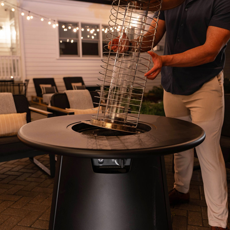 Tiki Stainless Steel Propane Patio Heater, 32.4"