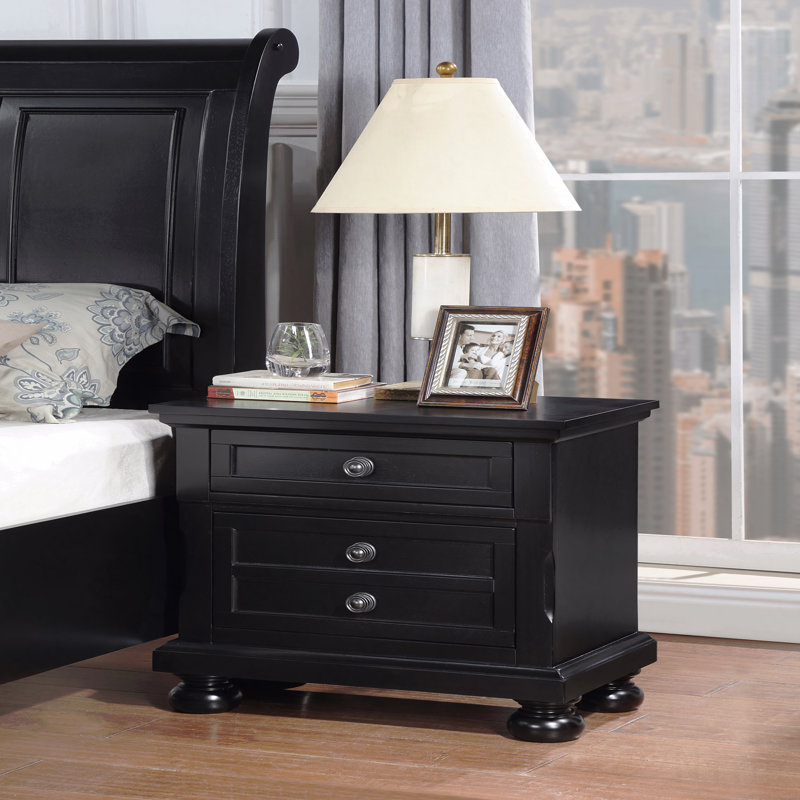 Table de chevet, Noir