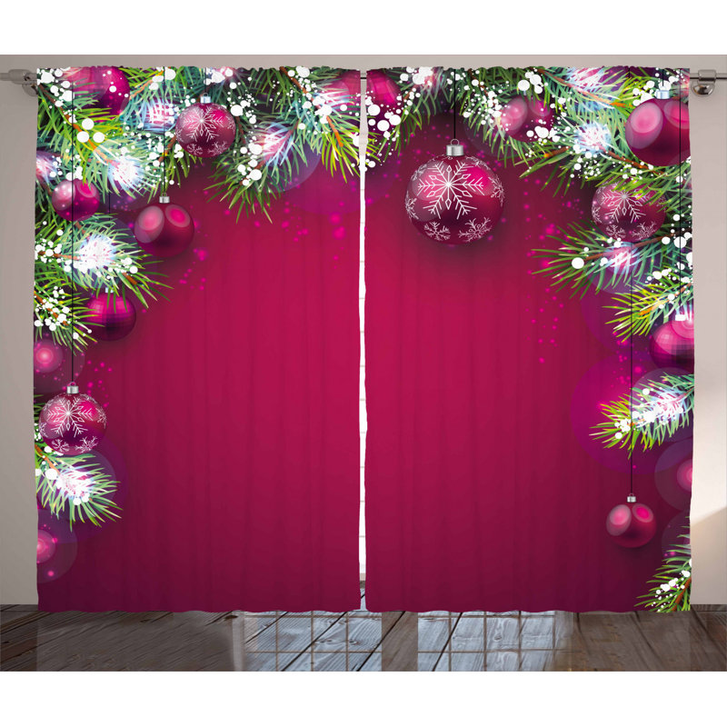 Semi-Sheer Rod Pocket Curtain Panels, 54" x 63"