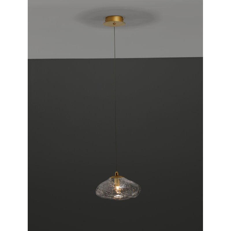 1 - Light Gold Unique/Statement Pendant