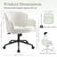 Upholstered Fabric Swivel Armchair