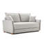Canapé modulaire en chenille gris avec couchette et rangement structuré pratique