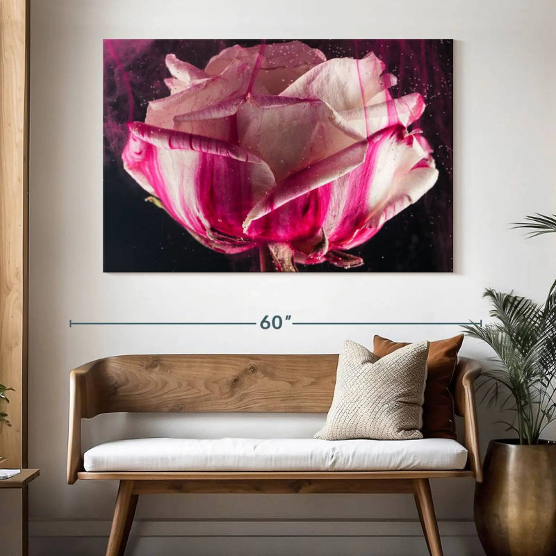 Rose moderne Harnek, H 34 po x l 51 po