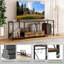 Meuble télé avec prises de lumières DEL, meuble télé avec tiroirs, table télé
