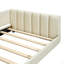 Lit plateforme tapissier grand et simple TG, lit mère et enfant, similicuir-1184153173