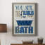 «Bubble Bath», art textuel sur toile-1581097752-1581097759