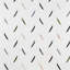 Tres 5x6 Triangle Polished Waterjet Marble Mosaic Tile-215455095