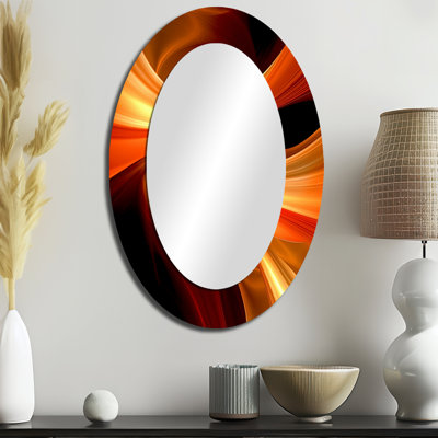 Luxton - Miroir abstrait en métal