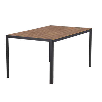 Zanesville Rectangular Metal Outdoor Dining Table