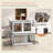 3 Stackable Storage Bins W/ Lids, Wheels, Collapsible, 18 Gal-1155484664
