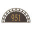 Signature Series 1-Line Wall Address Plaque-55518028-55518024-55518022