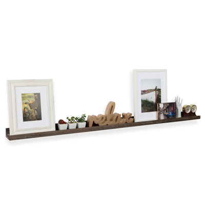 Dunham Paulownia Picture Ledge Wall Shelf