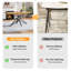 Extendable Metal Base Dining Table