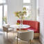 Charina Oval Marble Top Dining Table