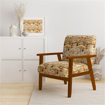 Fauteuil d'appoint rembourré Cactus Desert Dreams