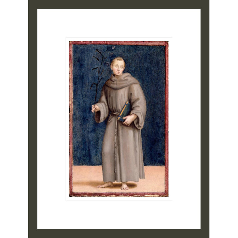 «Saint Anthony of Padua» par Raphael, impression giclée encadrée, H 16,75 po x l 12,75 po