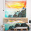 Photographie tapisserie panoramique au coucher du soleil-28482625