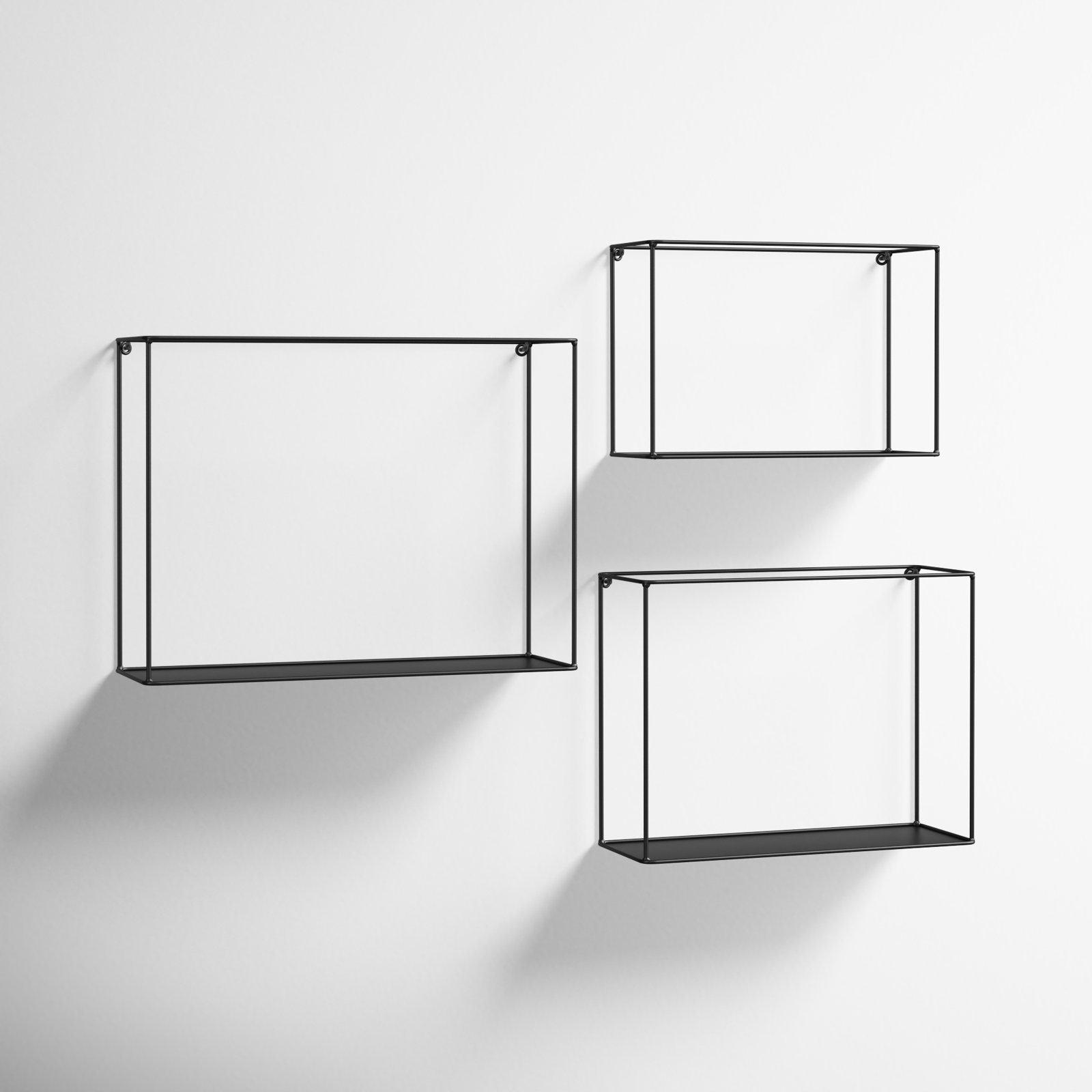 Avia 3 Piece Metal Accent Shelf