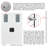 Glass Frame Rectangle Wall Mirror-629849005