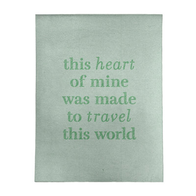Quotes Chenille Indoor Rug