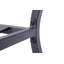 Chaise de terrasse avec coussin Sybil