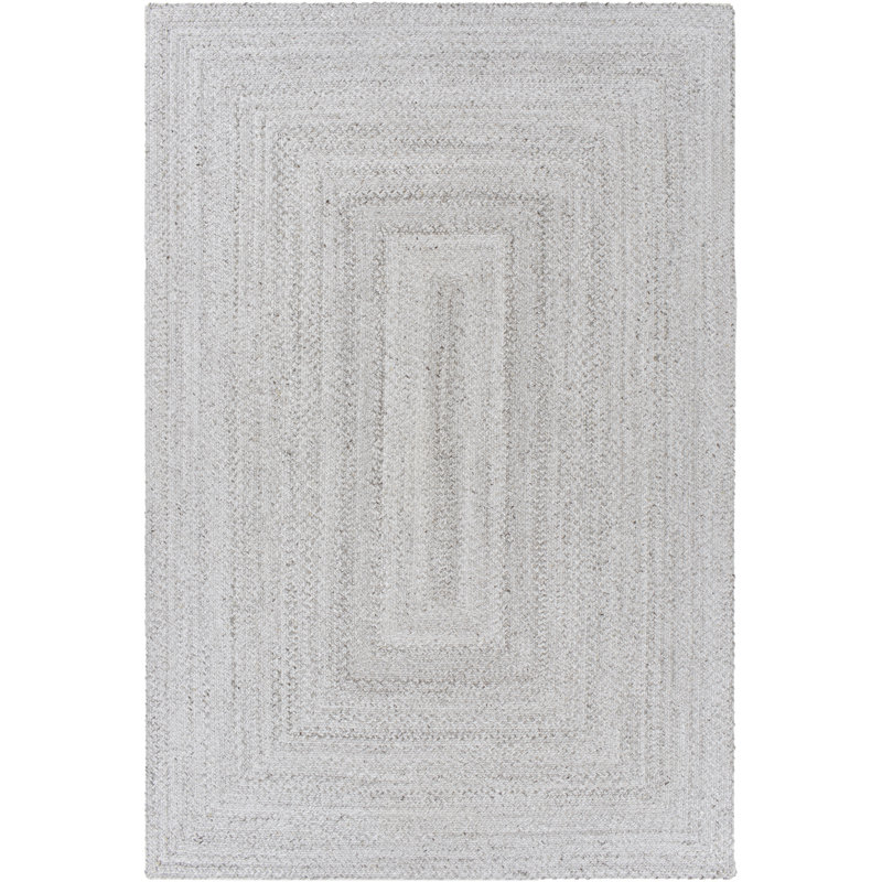 Tapis intérieur / extérieur tissé à plat à la main Hinton, Rectangle 5 pi x 7 pi 6 po