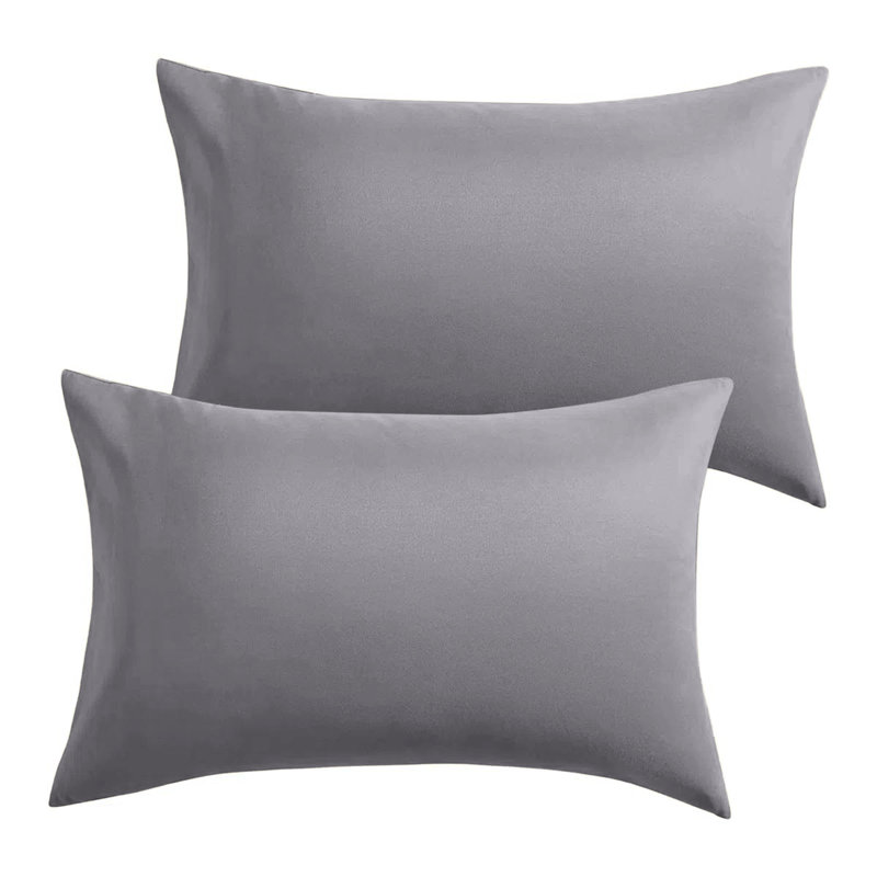 Microfiber Machine Tufted - Set of 2, Grey
