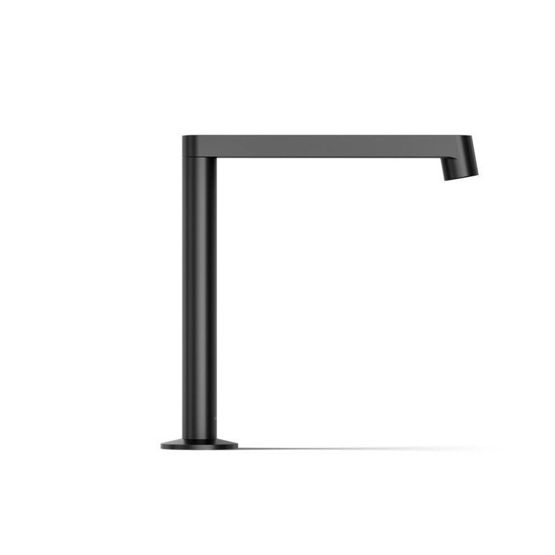 Components Deck-Mount Bath Spout With Row Design, Matte Black