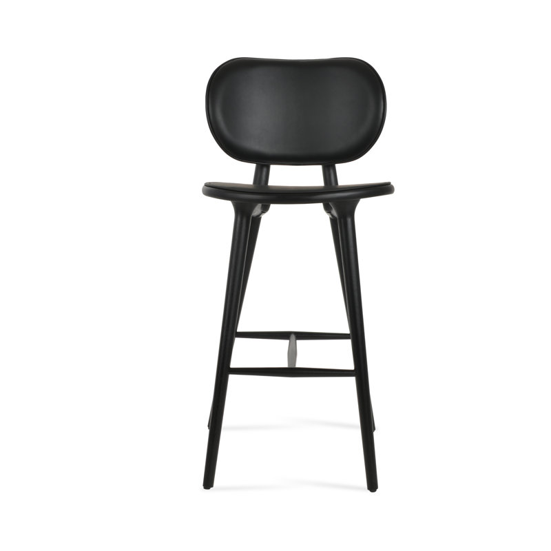 Aaron Bar Stool, Black, Black