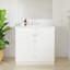 Meuble-lavabo pour salle de bain sans plateau l 36 po x P 21 po x H 34,5 po Ultraline-1492110413-1490922487