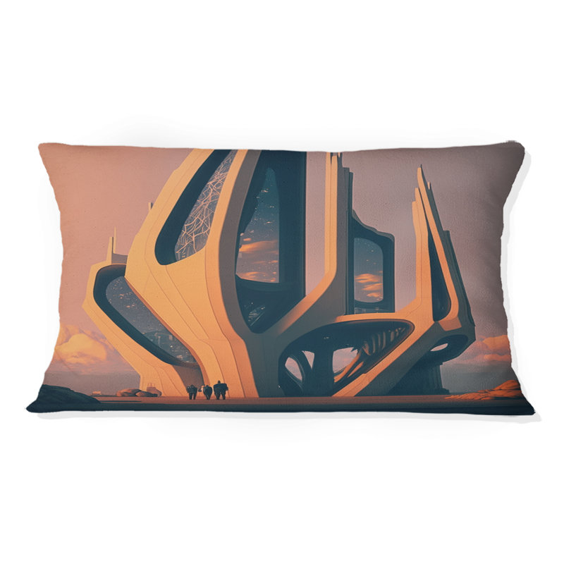 Coussin Futuristic Designs IV - Towers