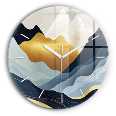 Glass Wall Clock