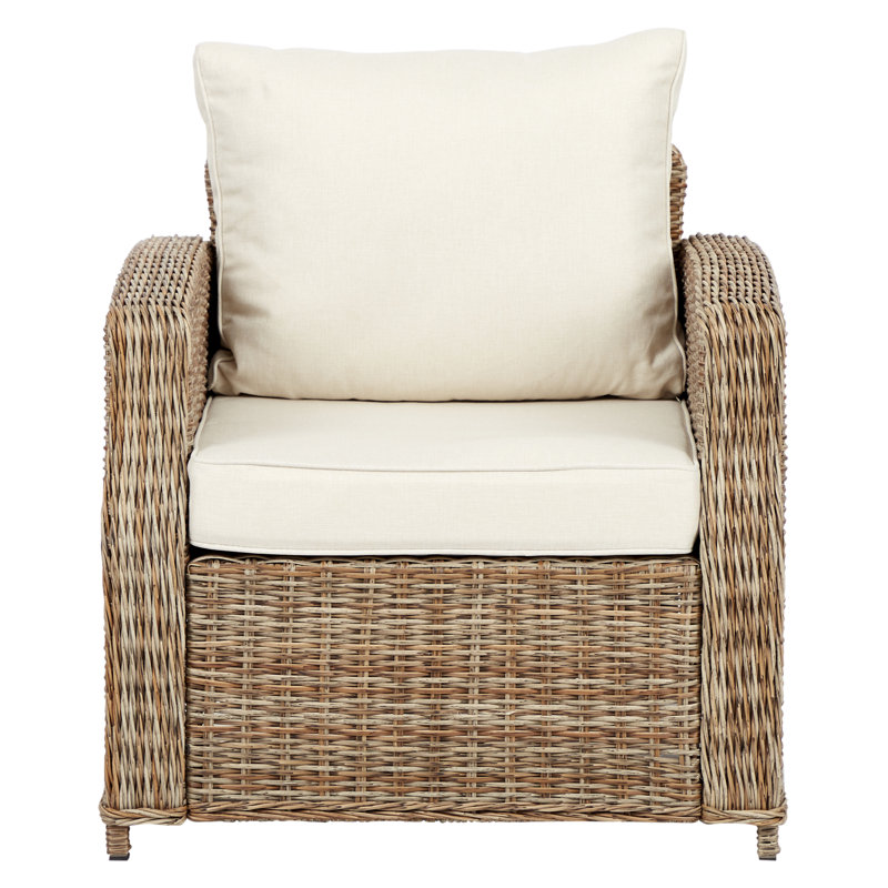 Grietje Wicker Outdoor Lounge Chair