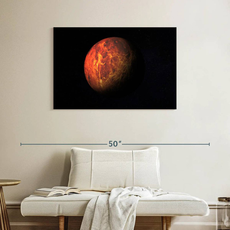 Oberle Planet Mars, 26" H x 39" W