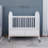 Pinnacle Folding Metal Crib with Mattress