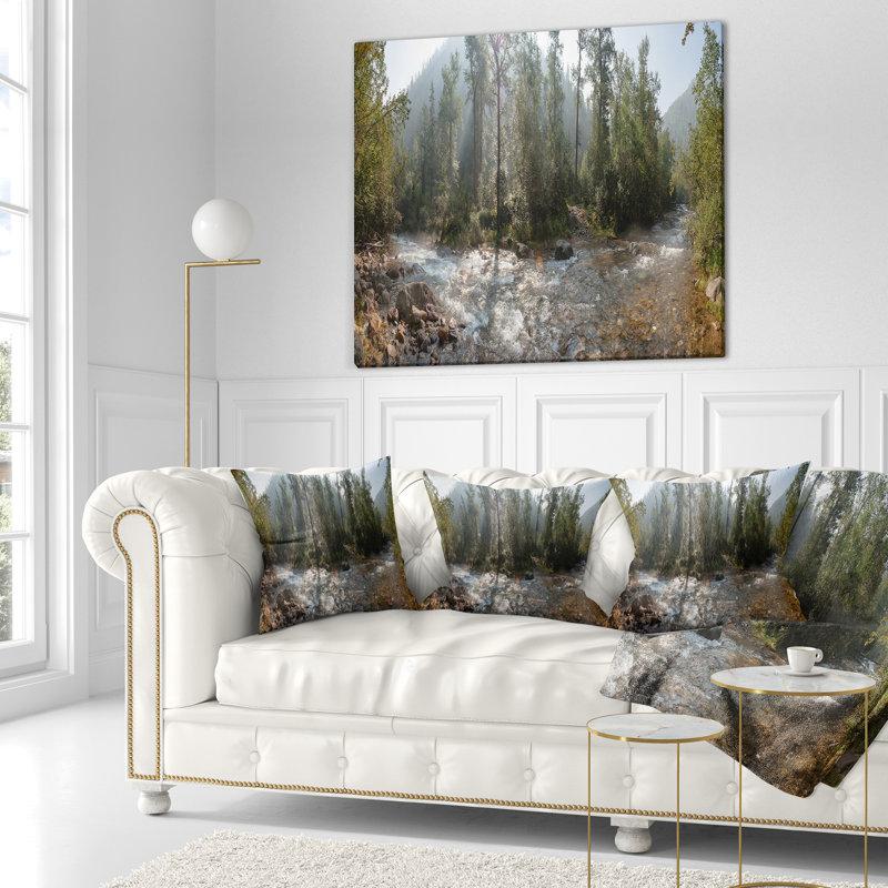 Coussin Mountain Mountain, 16 po x 1 po, Coussin décoratif