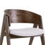 Ardena Walnut Effect Solid Wood Dining Chair-1894209849