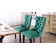 Tufted Velvet Wing Back Side Dining Chairs