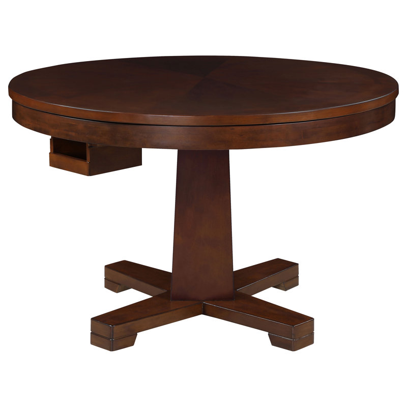 Table ronde en bois Datia tabac
