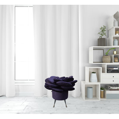 Solid + Manufactured Wood Accent Stool