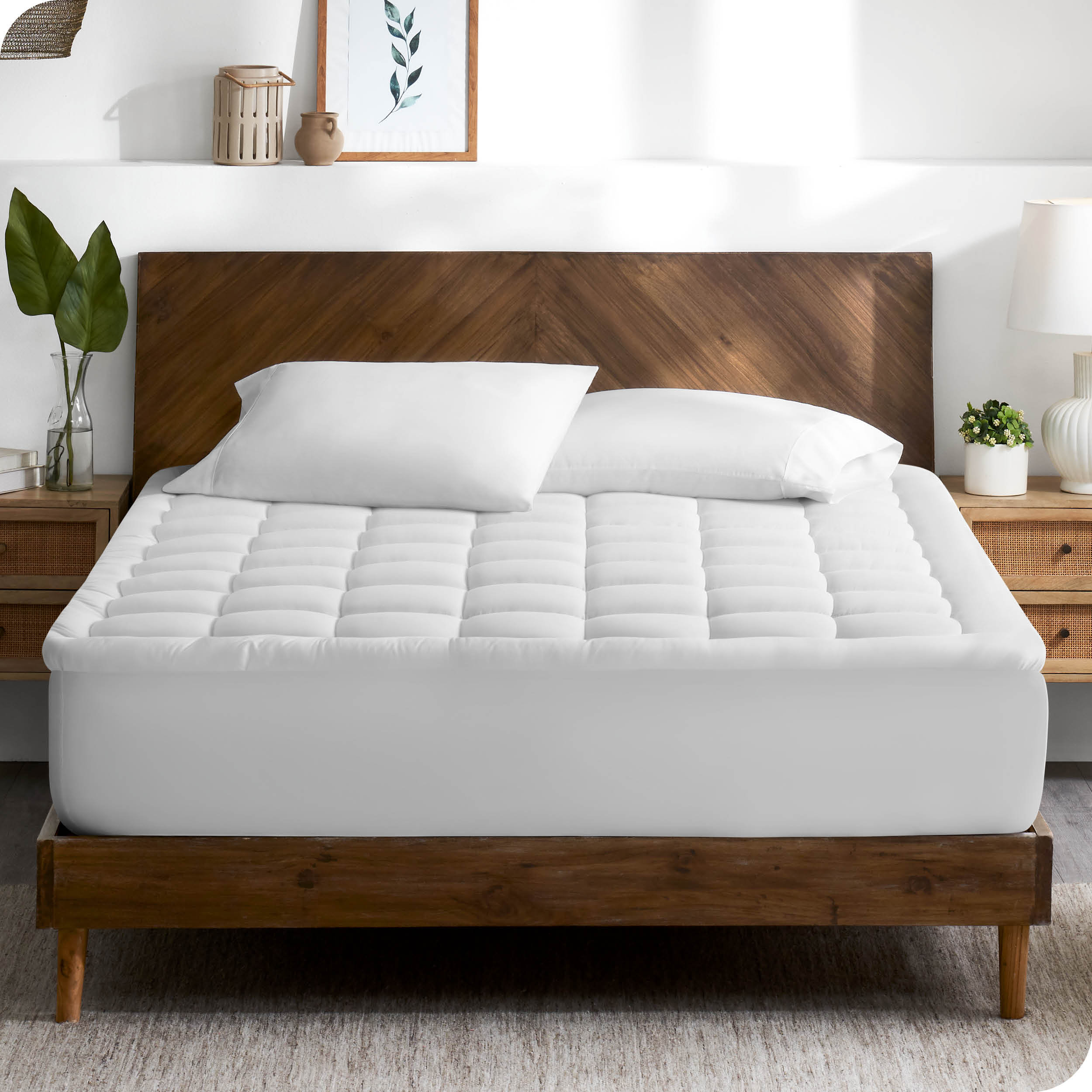 Bare Home Cotton Top Mattress Pad - XL Twin