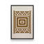 Ensemble de 2 motifs tribaux modernes en brun Moderen-802051357-802051364