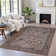 Machine Washable Indoor/Outdoor Xhevrie Mocha Rug