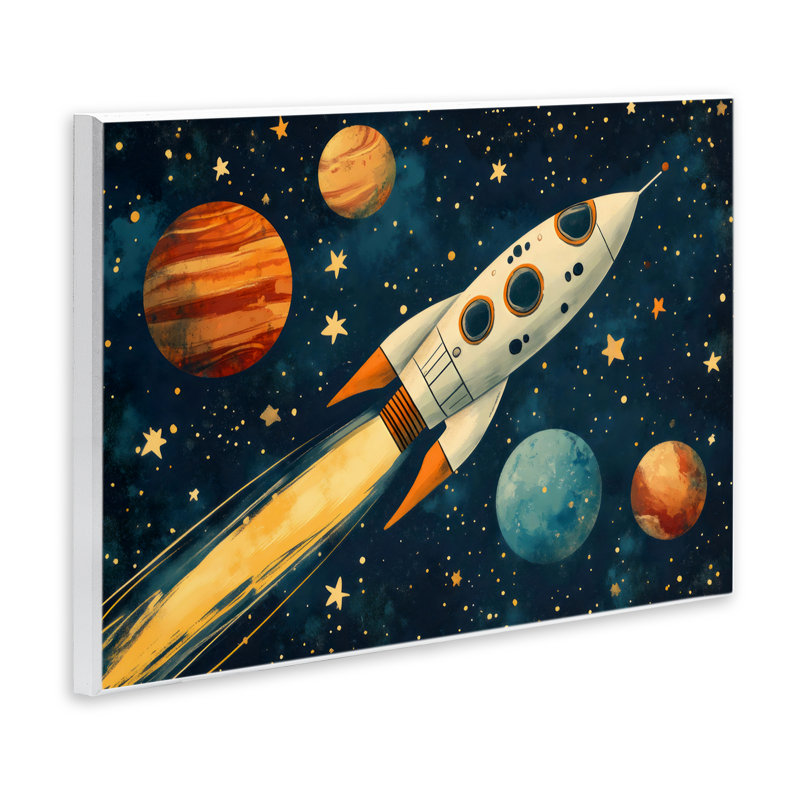 Plaque murale Soaring Through Space, design by Creative Studio, H 10 po x l 15 po