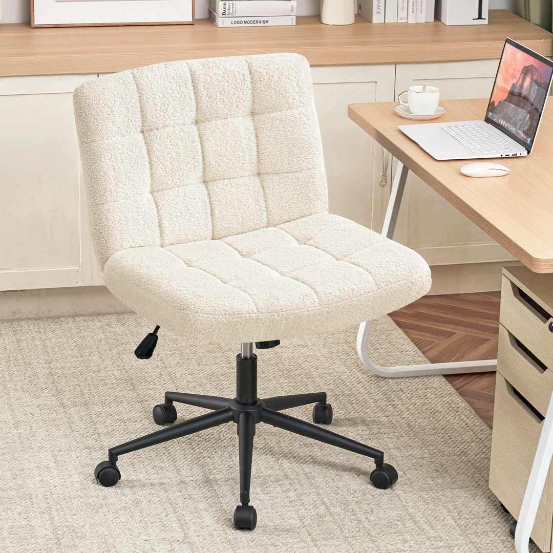 Modern Office Chairs with Wheels Wide Task Chair Ebern Designs Upholstery 
