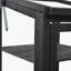 Banc de rempotage avec boîte de rangement mobile et tablettes réglables-1303120555
