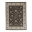 Wool Oriental Area Rug in Black/Beige/Light Green